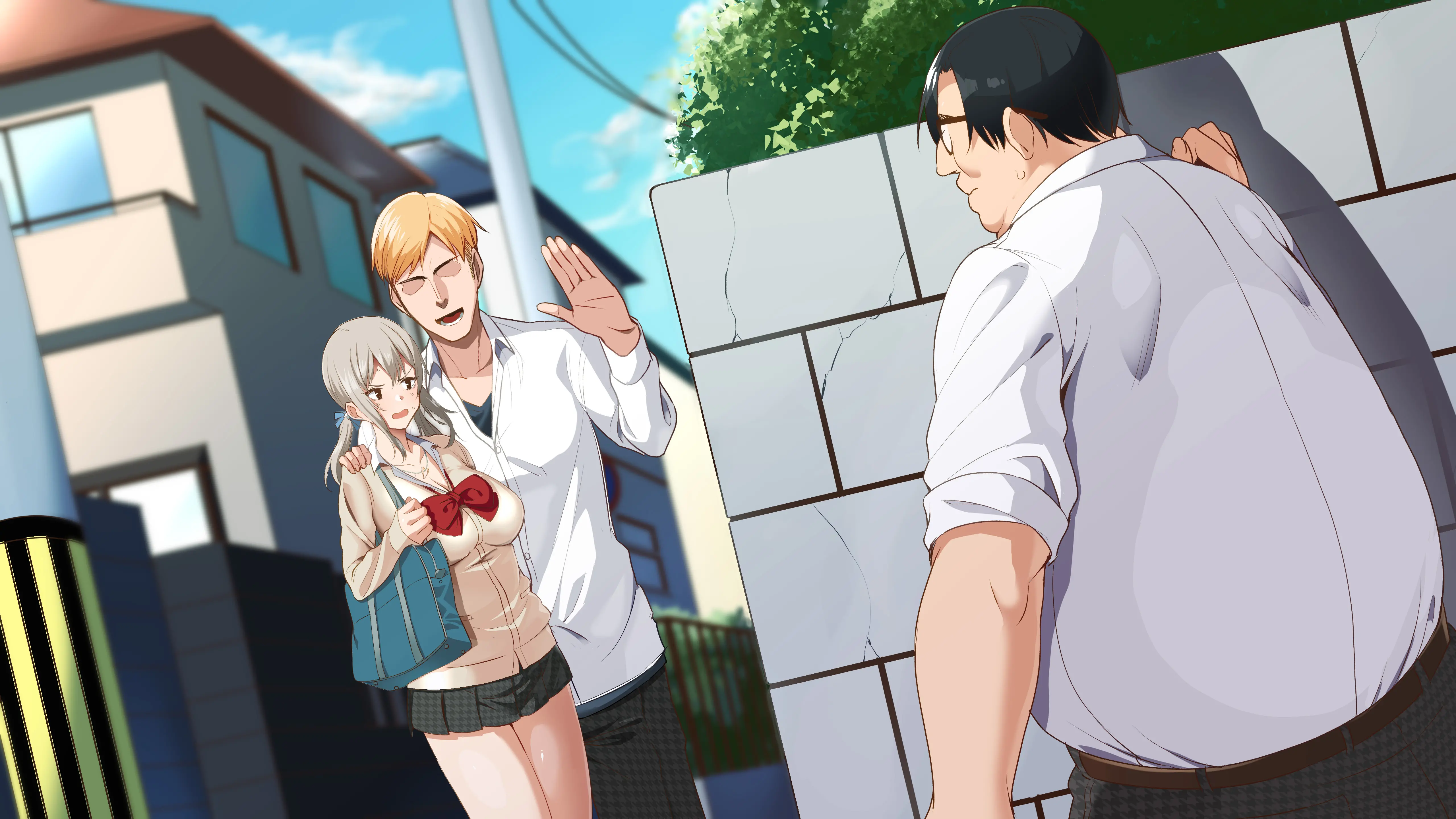 Saimin☆Revenge ~Ijimerarekko Inkya Debu Ga Ijime Shuhan Gal Bitch To Akogare No Seitokaichou O Hamemakuru~ | 최면 리벤지 ~음침한 뚱보의 왕따의 주범인 여자 갸루와 동경하던 학생회장과의 섹스~